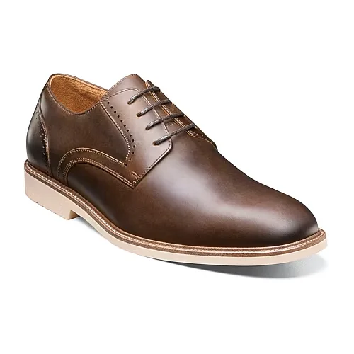 Stacy Adams Westcott Mens Round Closed Toe Oxford Shoes, 9 Medium, Brown