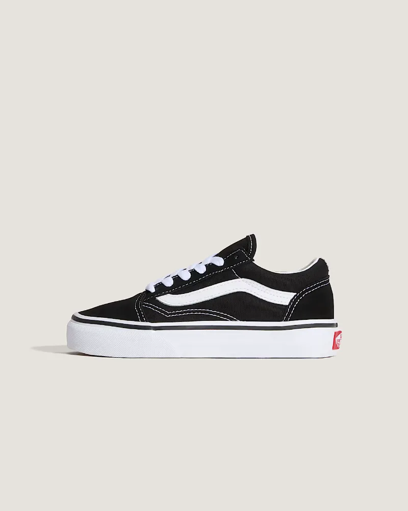 Vans - Kinder Old Skool Schuhe (4-8 Jahre), Schwarz, Größe: 30