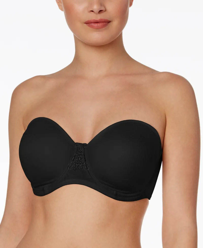 Vanity Fair Beauty Back Full Figure Strapless Underwire Bra 74380 - Midnight Black