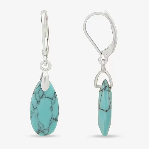 A.N.A Drop Earrings, One Size, Green