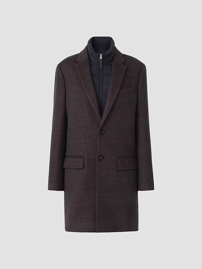 Mackage Men's Skai 3-in-1 Convertible Coat - Navy Coffee - Size 40