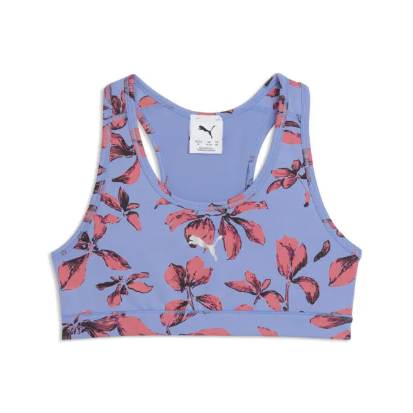 Top Deportivo PUMA Estampado Essentials Training para Adolescentes en Talle 5-6Y Intense Lavender
