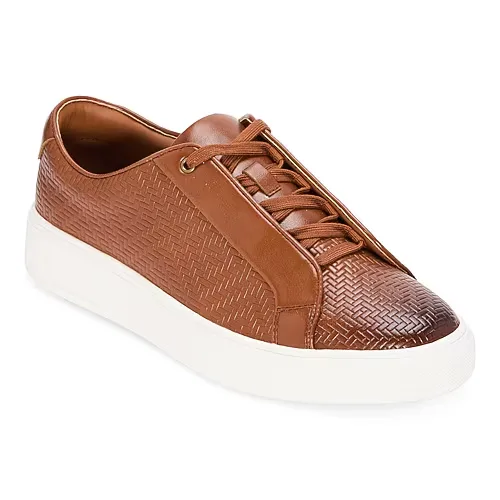 J. Ferrar Mens Russel Round Closed Toe Slip-On Shoe, 10 Medium, Brown