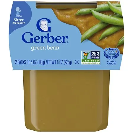 Gerber 2nd Foods 2nd Foods Green Bean - 4.0 oz x 2 pack