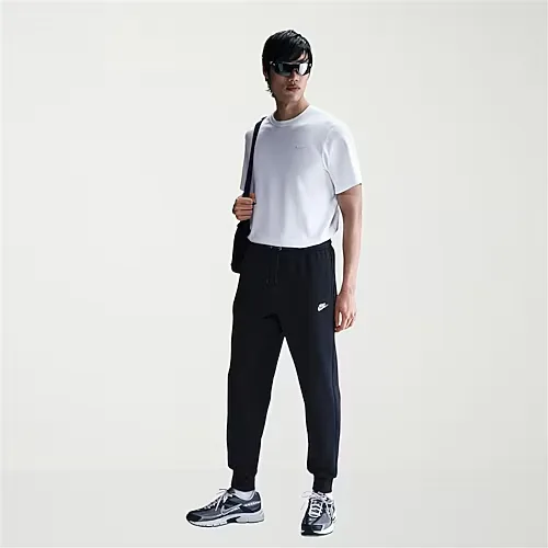 Nike Sweatpants Mens Cuffed Mid Rise Regular Fit Fleece Active Jogger Pant, Xx-large, Blue