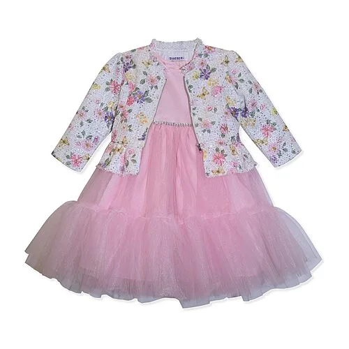 Blueberi Boulevard Toddler Girls 2-pc. Dress Set, 4t, Pink
