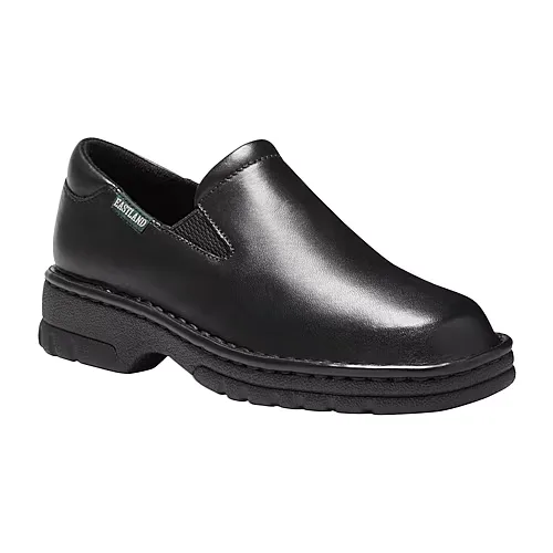 Eastland Newport Womens Round Closed Toe Slip-On Shoe, 10 Medium, Black