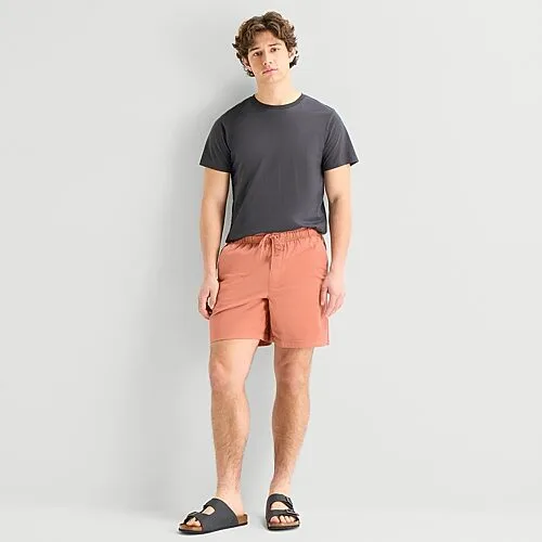 Arizona Mens 6 1/2" Jogger Short, Medium, Green