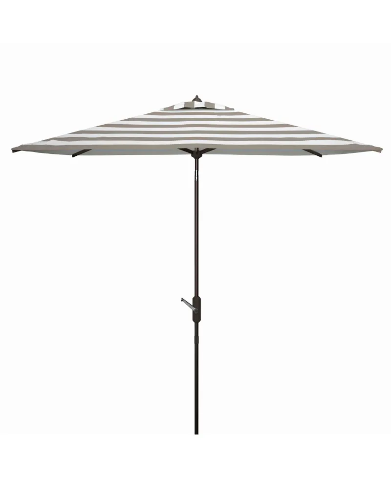 Iris 6.5' Umbrella - Gray, White
