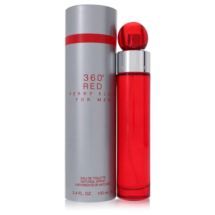 Perry Ellis 360 Red Cologne by Perry Ellis 3.4 oz EDT Spray for Men