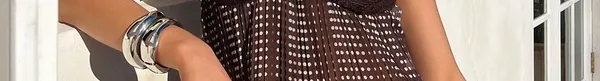 Zami Pleat Top Brown Polka Dot