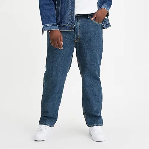 Levi's Big and Tall Mens 550 Tapered Leg Relaxed Fit Jeans, 44 32, Blue