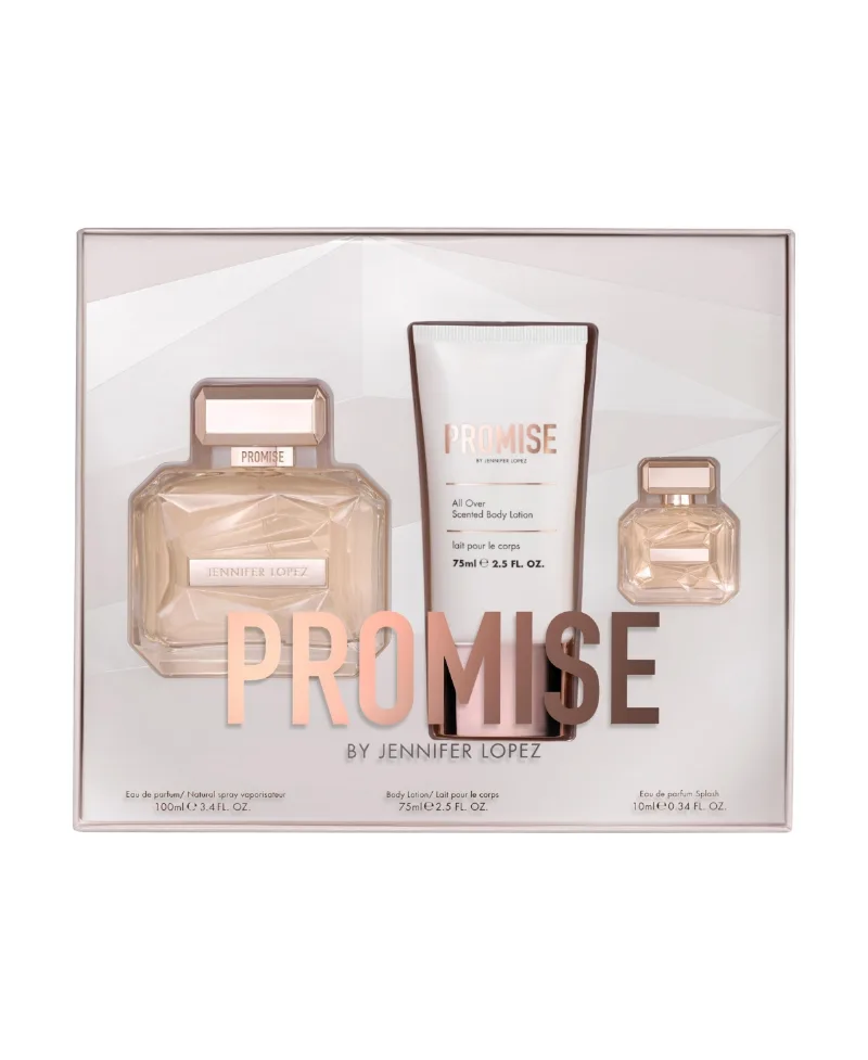 Promise By Jennifer Lopez by Jennifer Lopez EAU DE PARFUM SPRAY 3.4 OZ & BODY LOTION 2.5 OZ & EAU DE PARFUM 0.34 OZ MINI for WOMEN