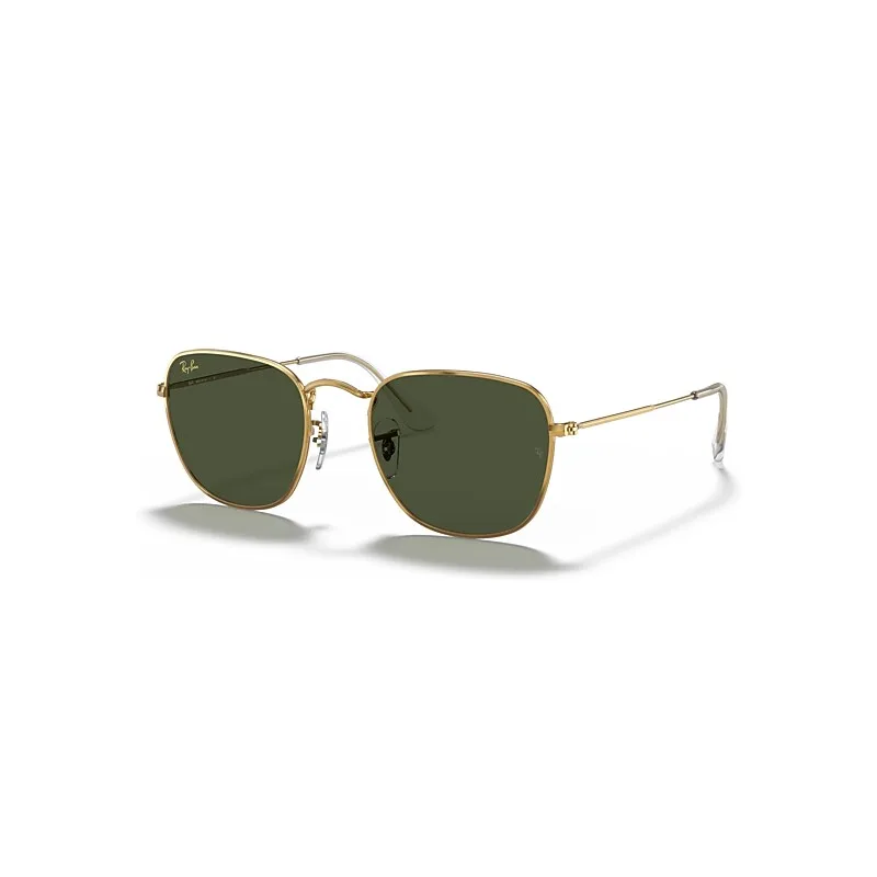 Ray-Ban Frank Sunglasses Gold Frame Green Lenses 51-20