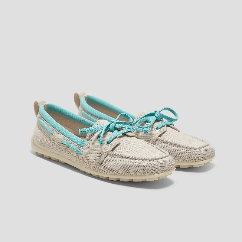 VIVAIA Square-Toe Casual Loafers (Jillian)|IVORY ACQUA|US 7