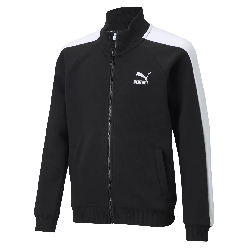 PUMA Classics T7 Girls' Track Jacket in Black, Size XS