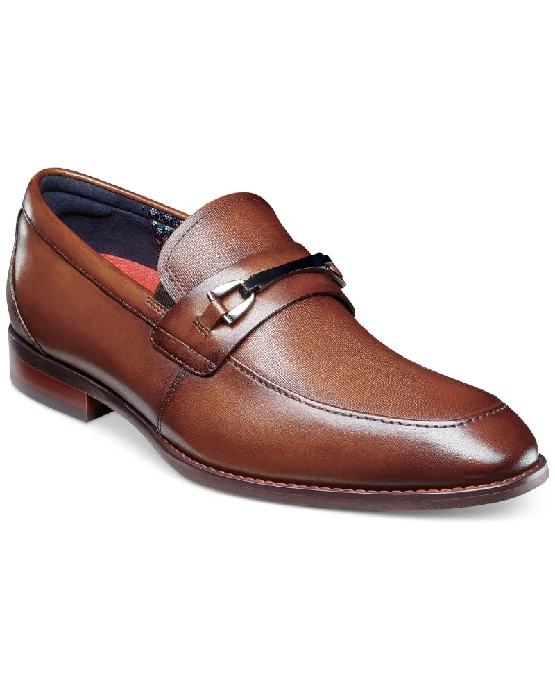 Stacy Adams Men's Kaylor Bit Dress Loafer - Cognac