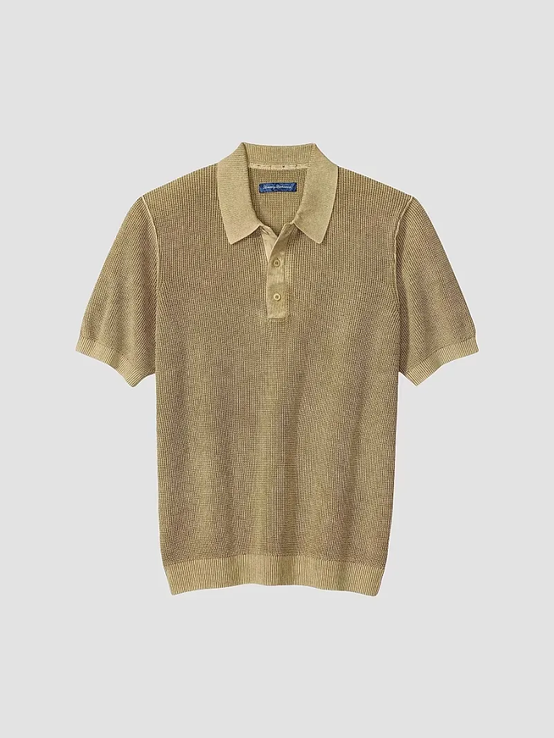 Tommy Bahama Men's Playa Blanca Classic-Fit Polo Shirt - Stone Khaki - Size Medium