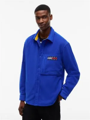 Tommy Jeans Logo Fleece Overshirt