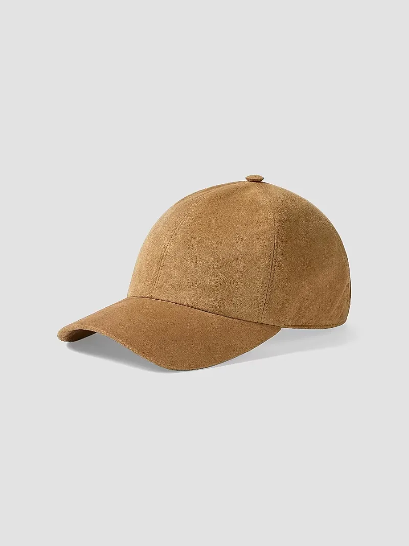 ZEGNA Men's Secondskin Baseball Cap - Beige - Size Medium
