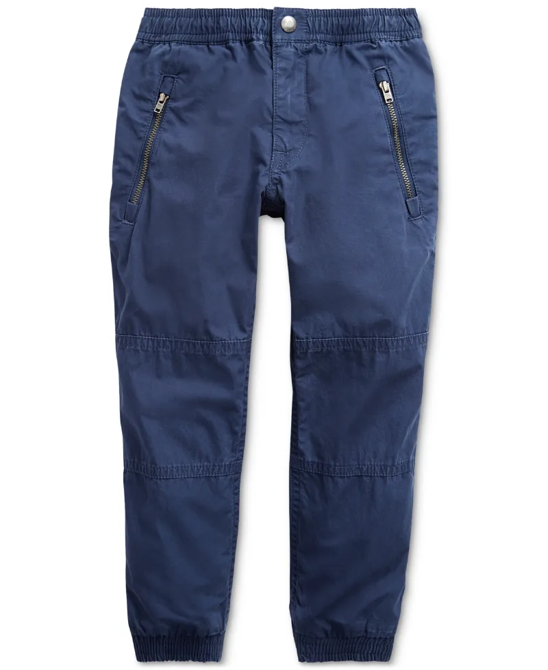Polo Ralph Lauren Toddler and Little Boys Cotton Poplin Jogger Pant - Newport Navy