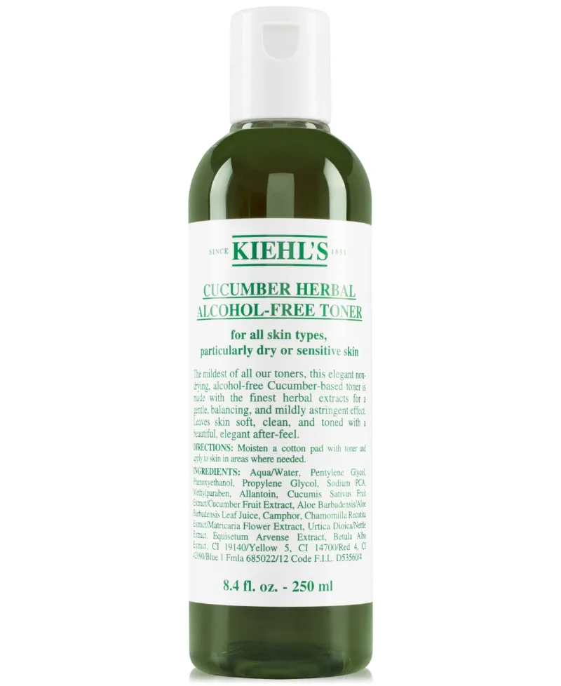Kiehl's Since 1851 Cucumber Herbal Alcohol-Free Toner, 8.4-oz.