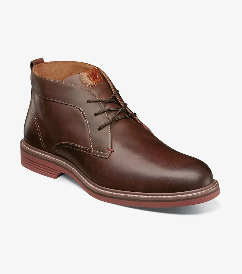 Florsheim Shoes Norwalk Plain Toe Chukka Boot Brown CH Size 9.5