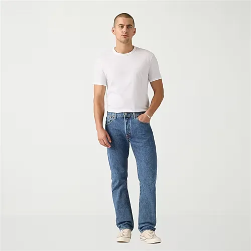 Levi's Mens 501 Regular Fit Straight Leg Jean, 38 32, Blue