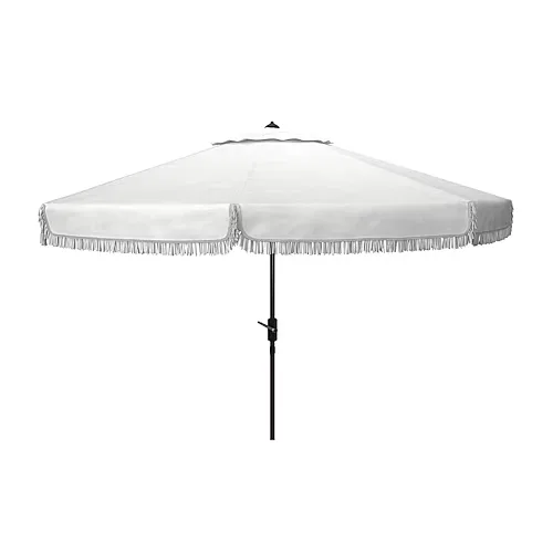 Safavieh Milan Patio Collection Patio Umbrella, One Size, White