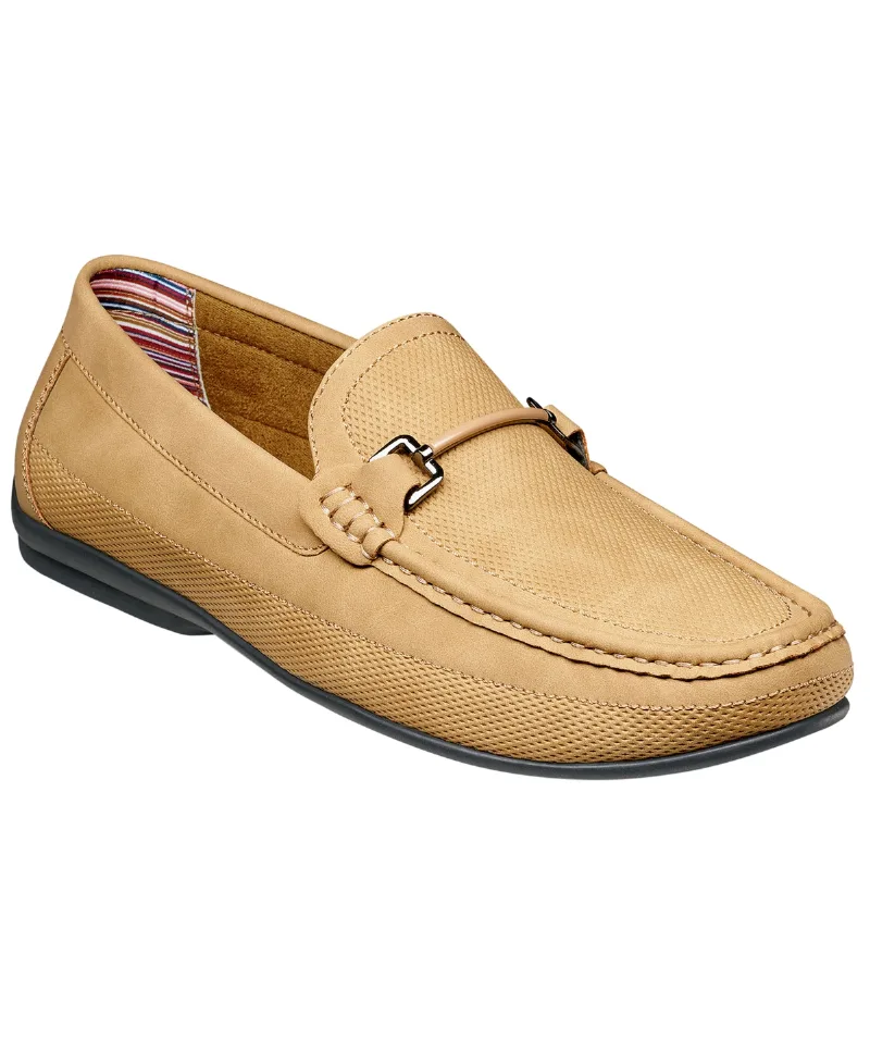 Stacy Adams Men's Colton Moc-Toe Shoes - Beige
