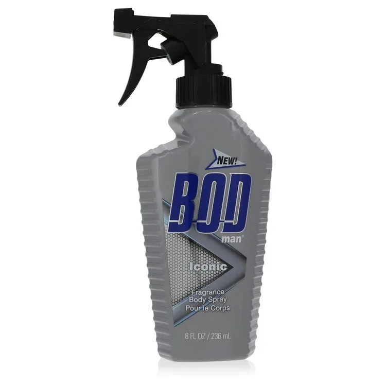 Bod Man Iconic Cologne by Parfums De Coeur 8 oz Body Spray for Men
