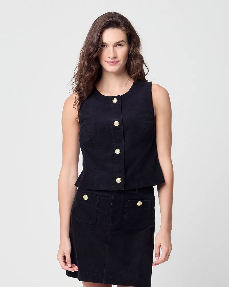 Corduroy vest