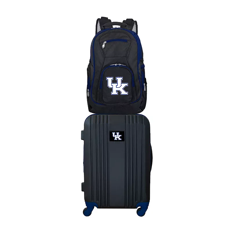 Kohl's Kentucky Wildcats Wheeled Carry-On Luggage & Backpack Set, Black