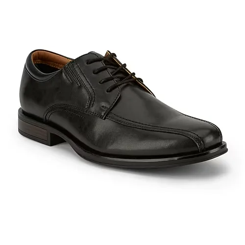 Dockers Mens Geyer Square Toe Oxford Shoes, 10 Medium, Black