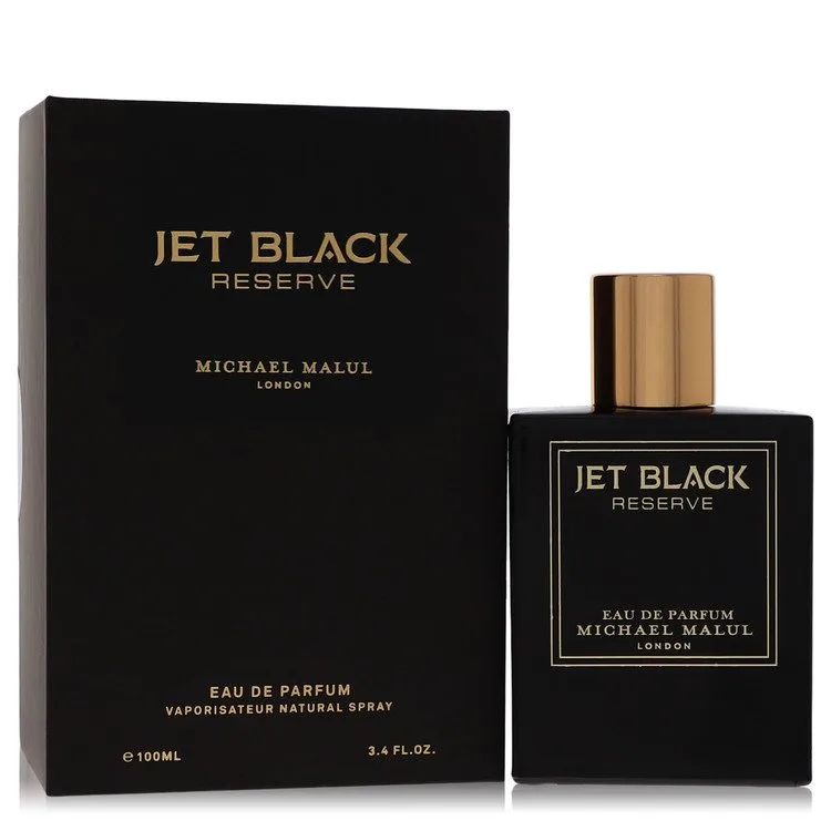Michael Malul Jet Black Reserve by Michael Malul EAU DE PARFUM SPRAY 3.4 OZ for MEN