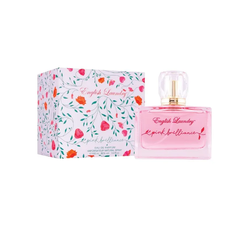 English Laundry Pink Brilliance Perfume 3.4 oz - Soft pink blush.