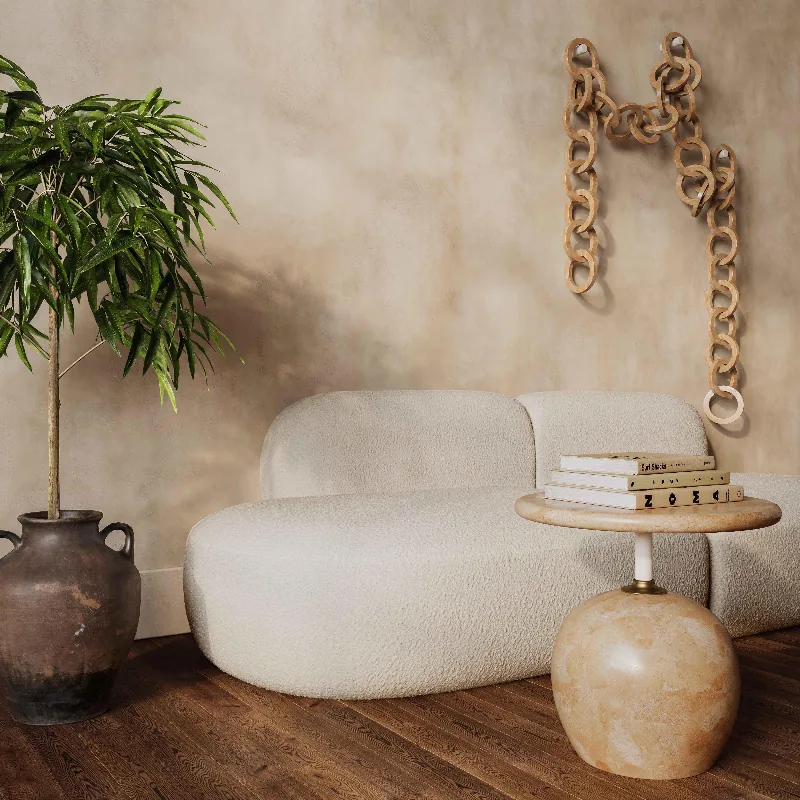 Ashley TOV Furniture Broohah Sofa, Cream