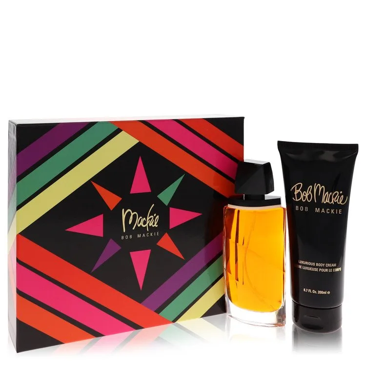 Mackie by Bob Mackie EDT SPRAY 3.4 OZ & BODY CREAM 6.7 OZ for WOMEN