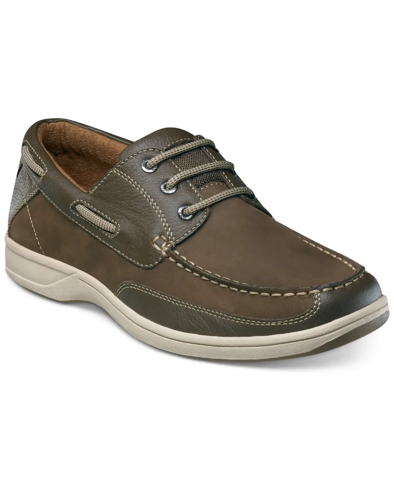 Florsheim Men's Lakeside Oxford - Brown Nubuck With Brown Milled