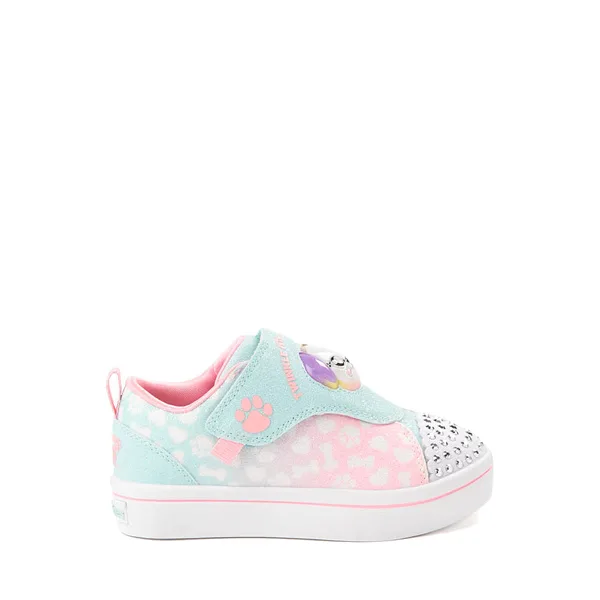 Skechers Twi-Lites Twinkle Pets Glitter Dog Sneaker - Toddler / Little Kid - Mint