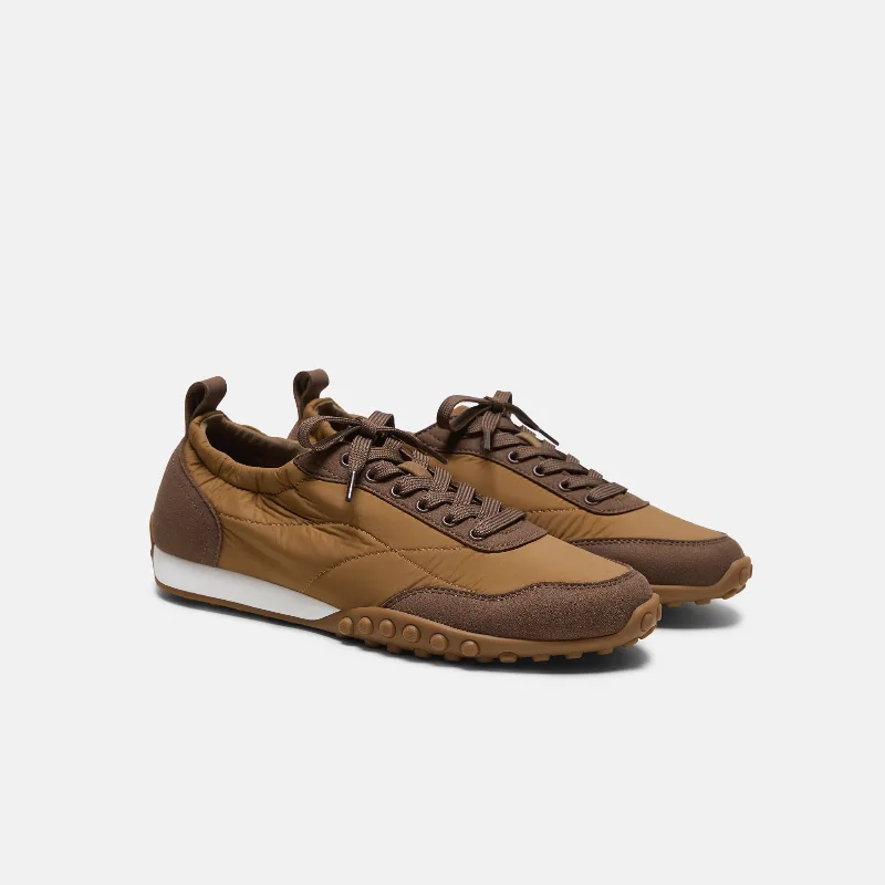VIVAIA Round-Toe Casual Sneakers (Lexi)|DARK CHESTNUT & BISON|EU 37