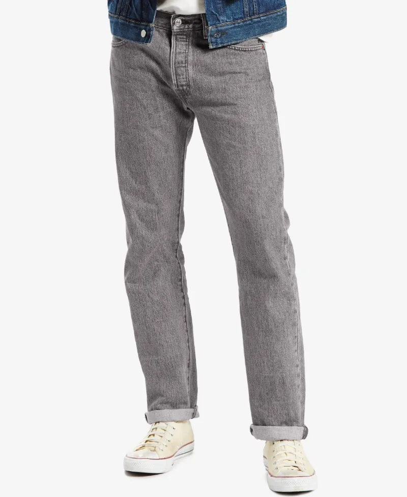 Levi's Men's 501 Original Fit Button Fly Stretch Jeans - Dirienzo stretch