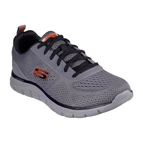 Skechers Hands Free Slip-Ins Track Leshure Mens Walking Shoes, 9 Medium, Black