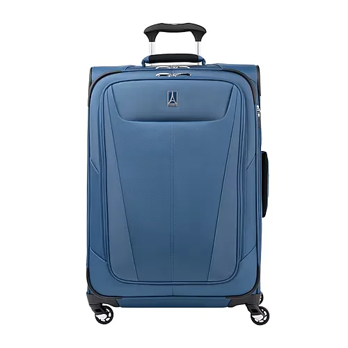 Travelpro Maxlite 5 25 Inch Softside Expandable Lightweight Checked Spinner Luggage, One Size, Blue