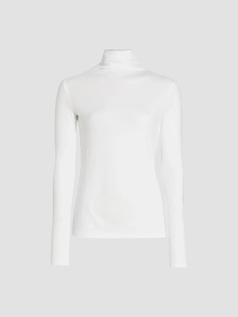Vince Women's Essential Turtleneck Sweater - Optic White - Size Small