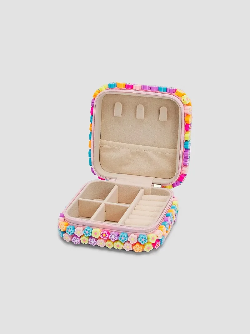 Bari Lynn Girl's Girl's Flower Jewelry Box - Multi