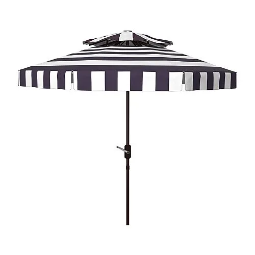 Safavieh Elsa Patio Collection Patio Umbrella, One Size, Blue