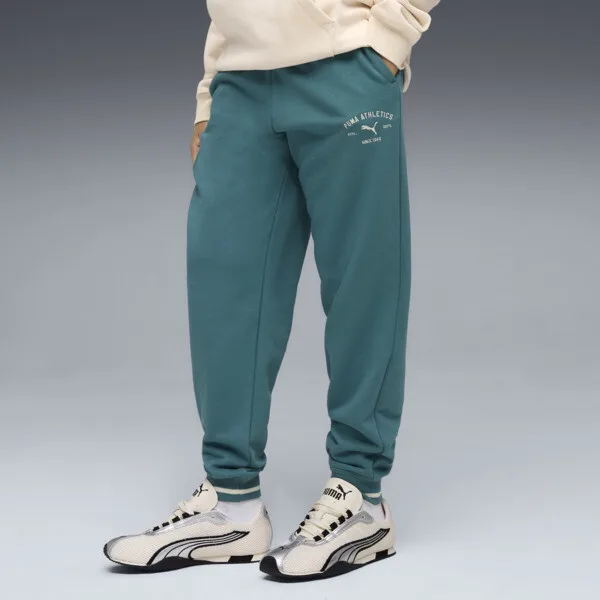 Pants PUMA Class Graphic para Adolescentes en Talle 13-14Y Emerald Ice