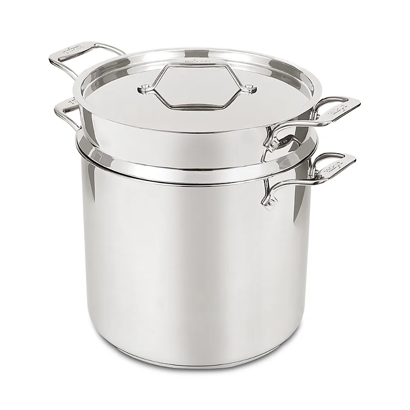 All-Clad Simply Strain, Stainless Steel Multipot with Insert and Lid, 16-Quart