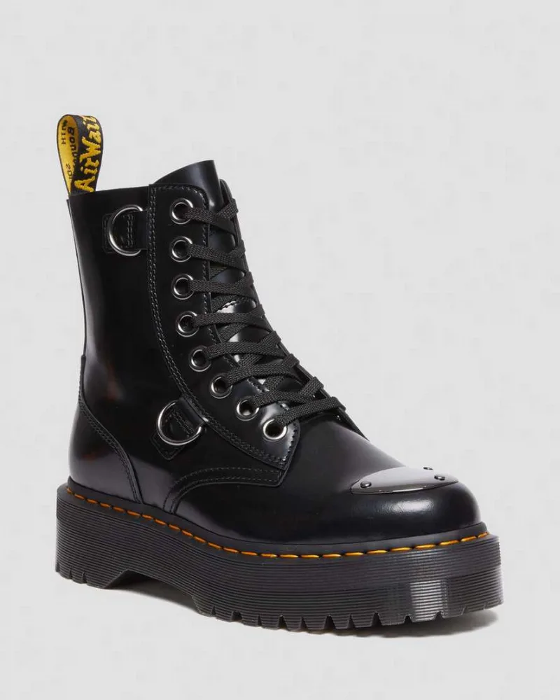 Jadon Boot Toe Guard Leather Platforms